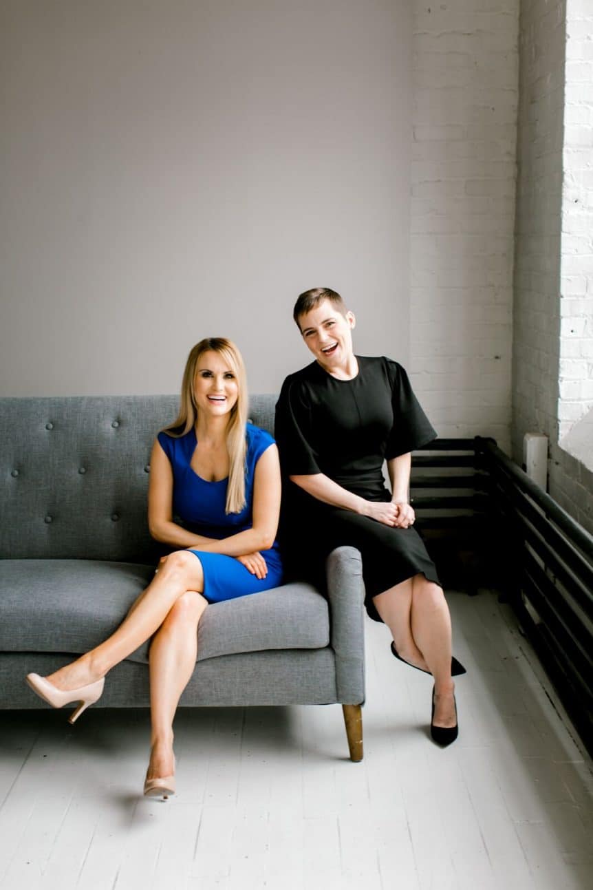 picture of luxury real estate marketing experts Robin and Danielle