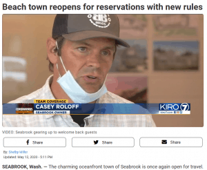 beach town reopen for business, image of seabrook interview